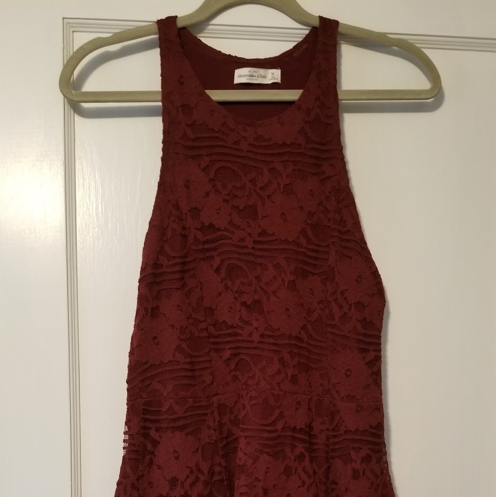 Maroon dress